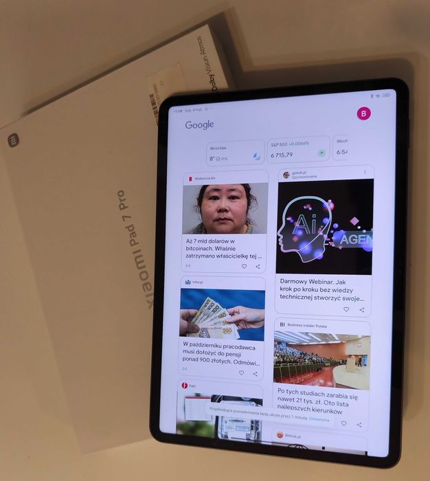 Tablet Xiaomi Pad 7 Pro / nowy na gwarancji