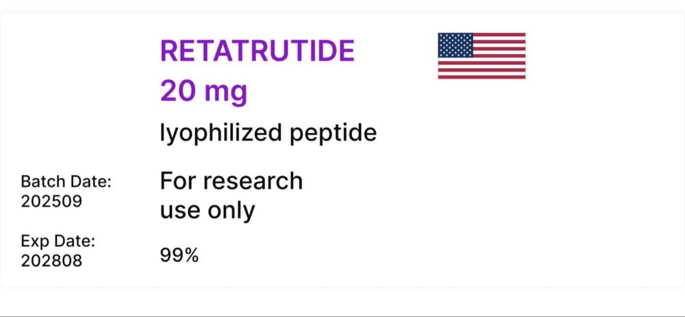 Пептиды для контроля веса. Tirzepatide, Retatrutide, MOTS-C.
