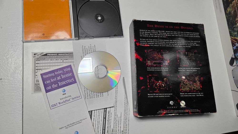 PC Diablo Hellfire premierowe wydanie big box