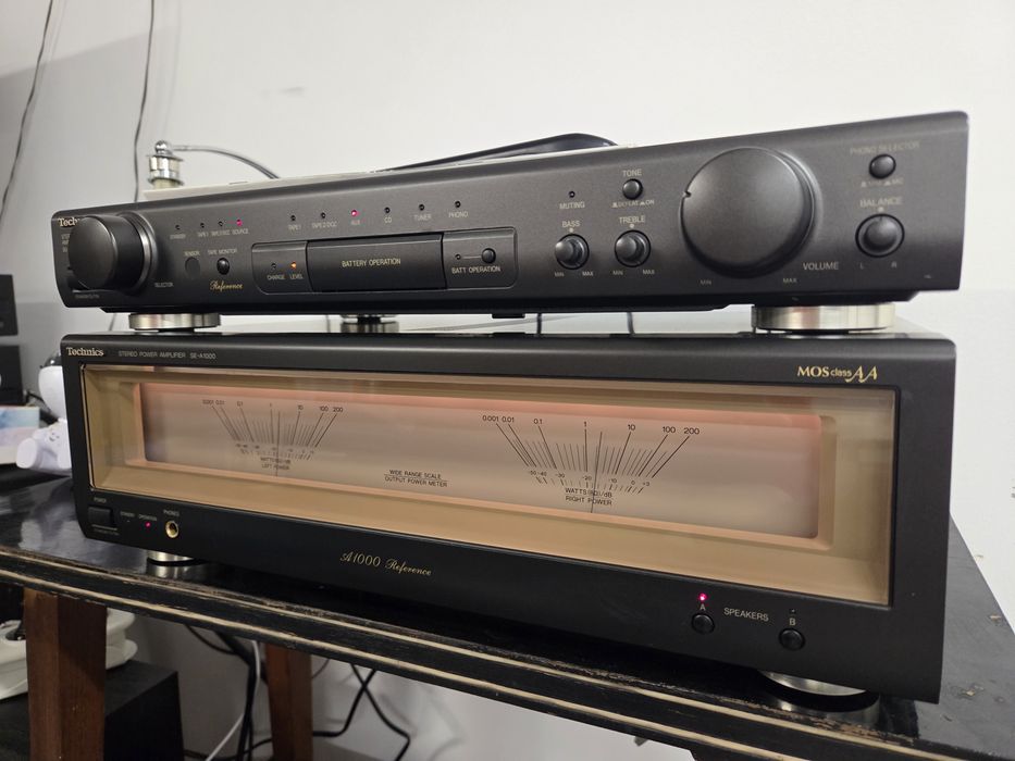 Wzmacniacz Technics SE-A1000 przedwzmacniacz SU-C1000