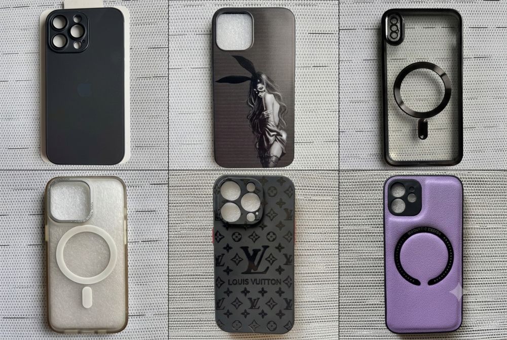 Чохли для смартфонів оптом Apple/Samsung/Xiaomi - мікс 1000шт