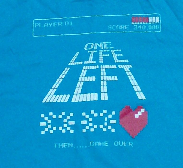 Cedarwood Осталась Одна Жизнь Dendy Nintendo со смыслом футболка