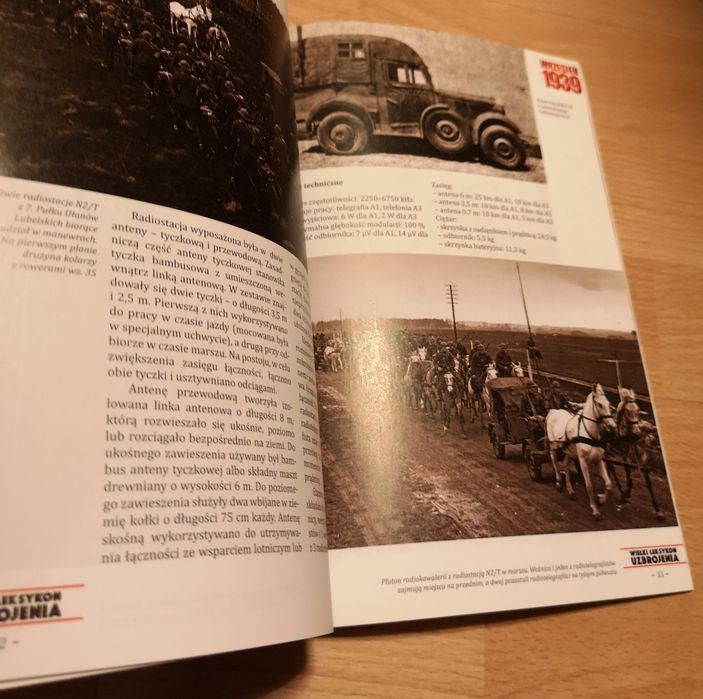Wielki Leksykon Uzbrojenia Wrzesień 1939 tom 40 radiostacje polowe