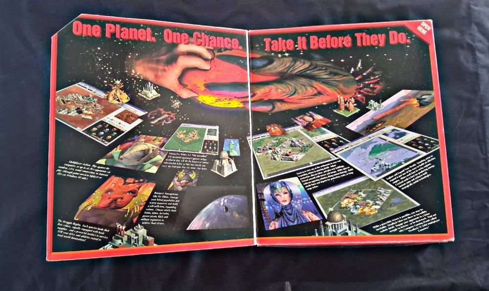 Deadlock Planetary Conquest (1996) Big Box Completo PC Retro Accolade