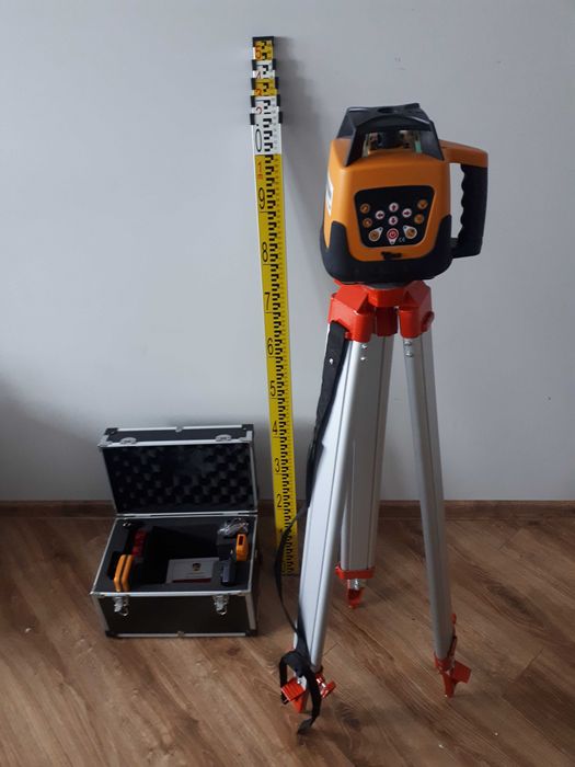 Niwelator laserowy obrotowy, zestaw -  Wrocław lub Bielany Wrocławski