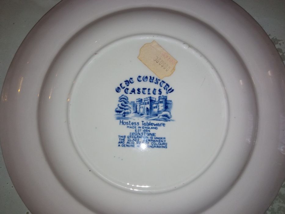 Conjunto 3 pratos ingleses