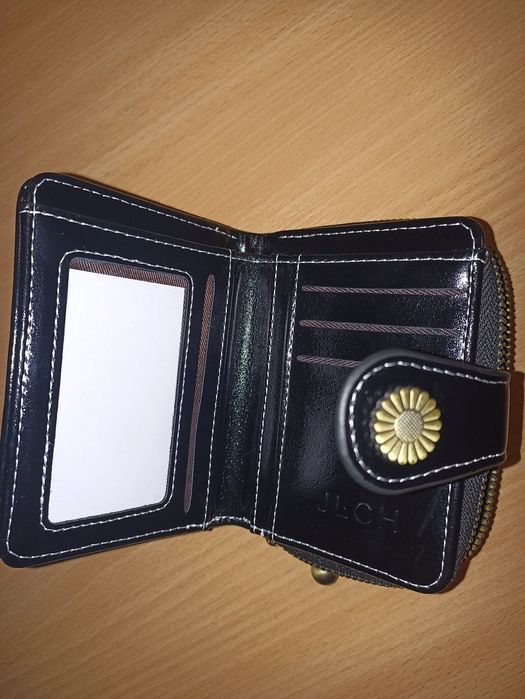 Portfel damski czarny