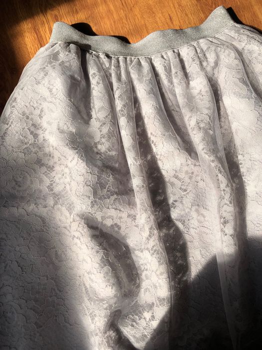 Spódnica szara tiulowa 38/40