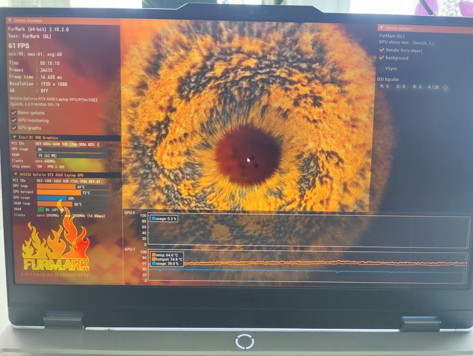 Ноутбук Lenovo LOQ 15 i5 12450HX/16Gb/512 RTX 4060 144Hz