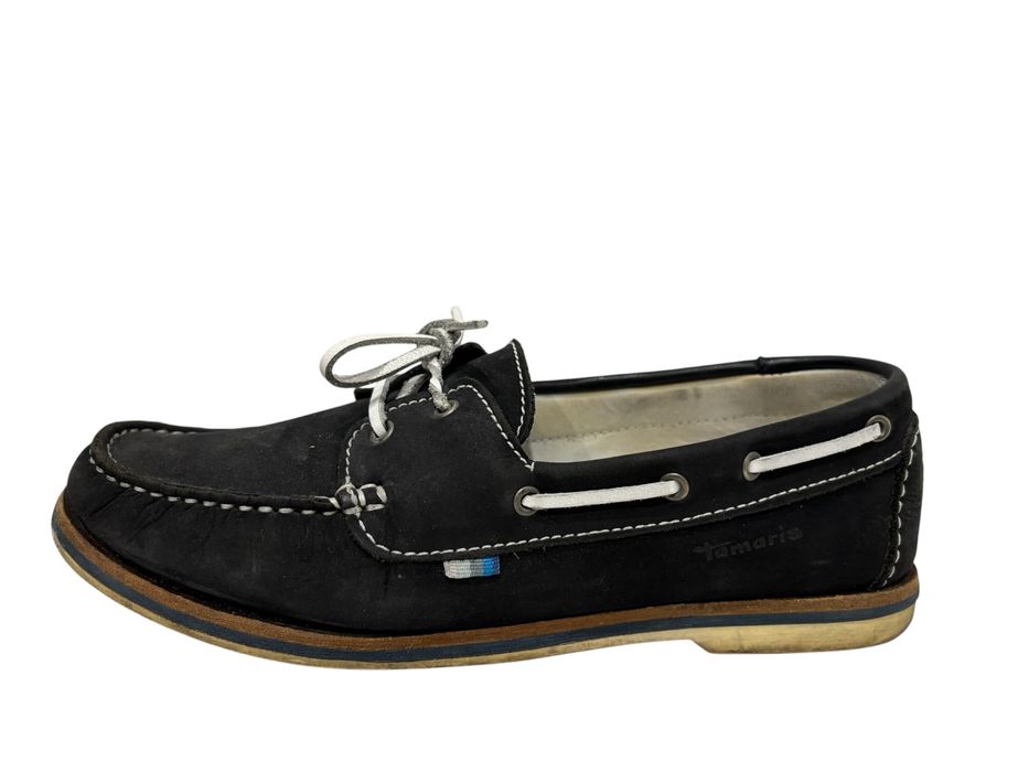 Buty zeglarskie mokasyny skorzane Tamaris rozmiar 40