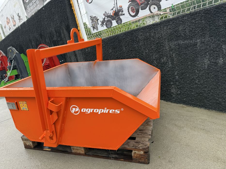 Gamela basculante para entulho 500 litros