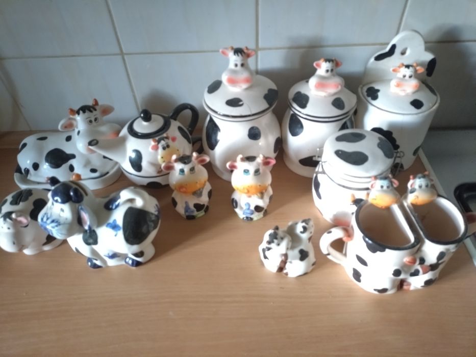 Pojemniki kuchnia krowy krówki