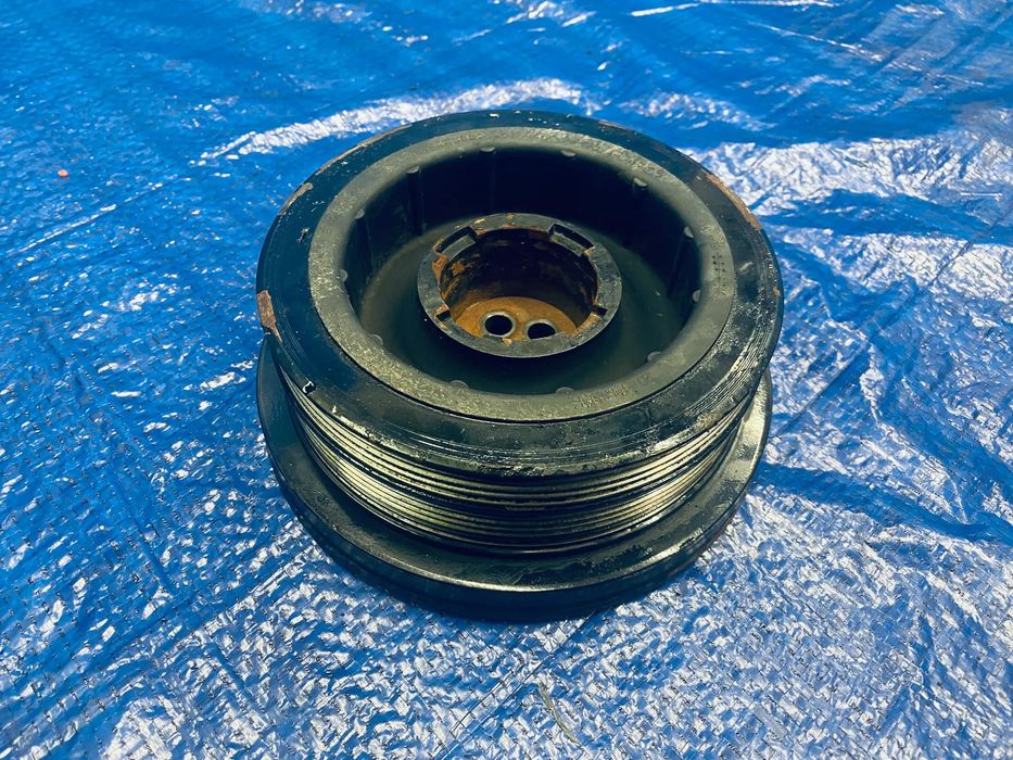 KOŁO PASOWE WAŁU KORBOWEGO BMW E53 E60 E61 E65 E66 E70 E83 E90 E91 3.0D M57 M57N2 306D3 ; ORYGINAŁ