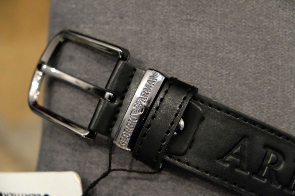 Skórzany Pasek Giorgio Armani 125 cm