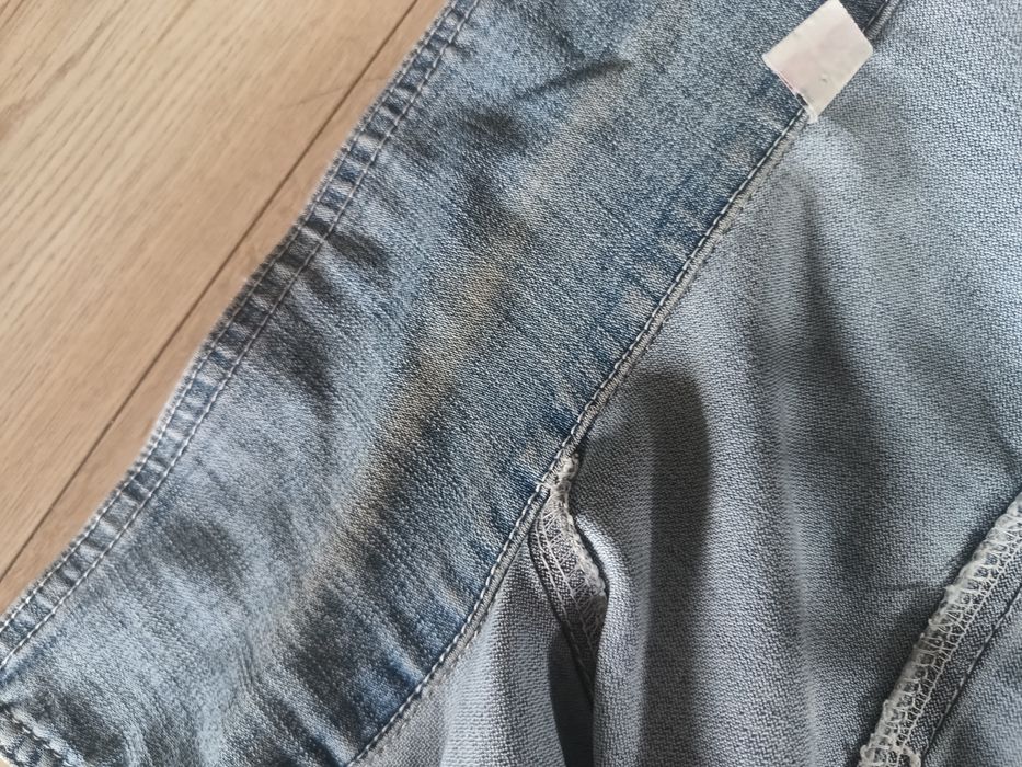 Krótka katana jeansowa bolerko rękaw 3/4 rozmiar L