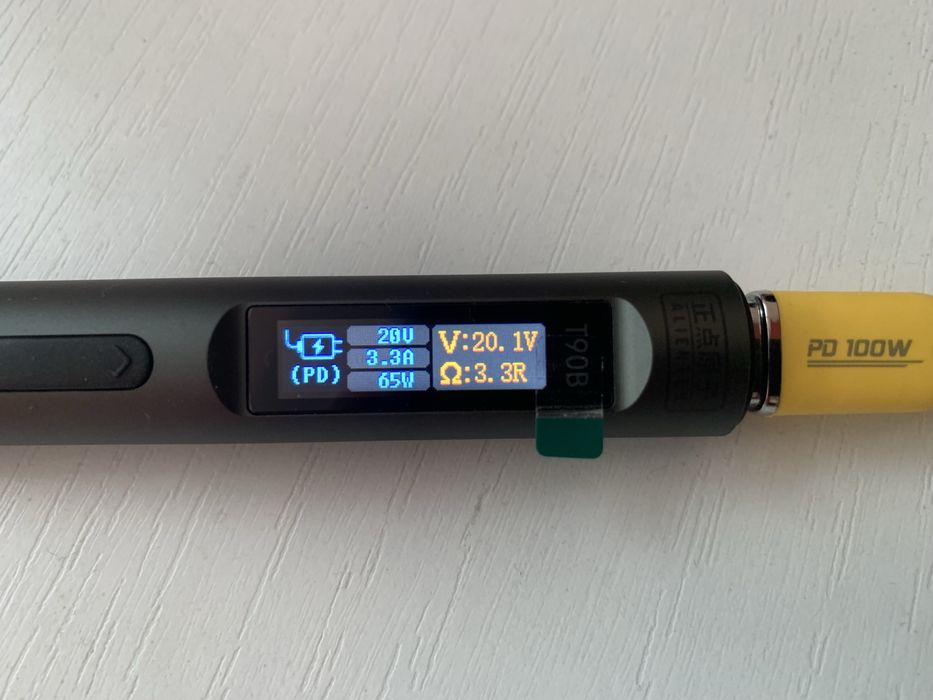 Смарт паяльник Alientek T90B, 140W