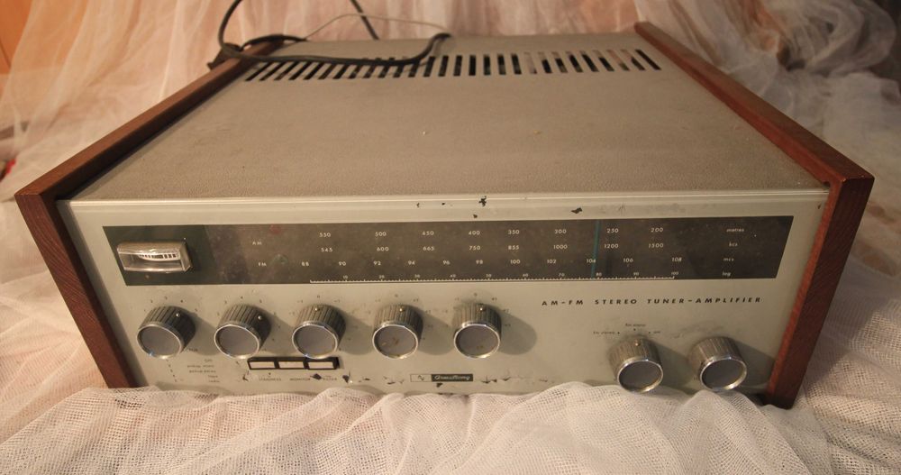 lote de equipamento audio vintage