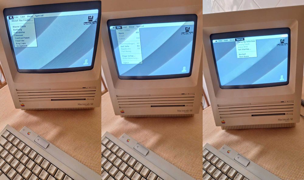 Computador Apple Macintosh SE 1988 vintage