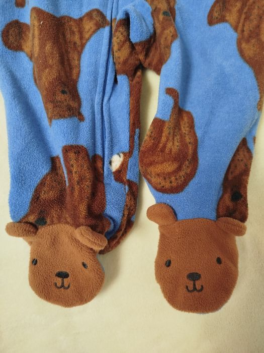 Чоловічок комбінезон флісовий carter's зі стопами