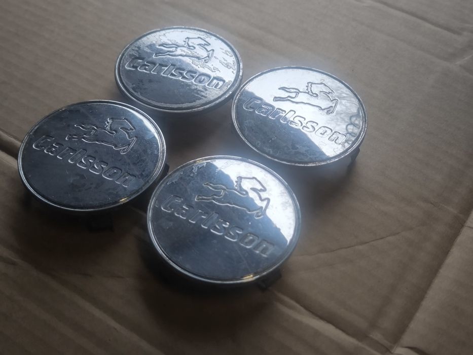 4x Dekielki Carlsson 75mm metalowe