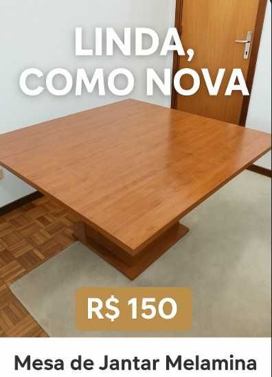 Mesa 1,20 x 1,20m – Elegante, Moderna e em Ótimo Estado!