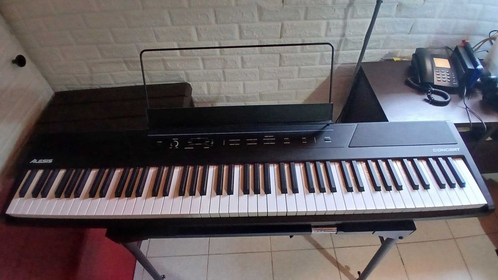 Piano ALESIS CONCERT 88 teclas e pedal
