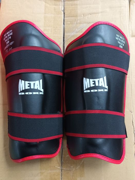 Protecções de Canela. Metal Boxe