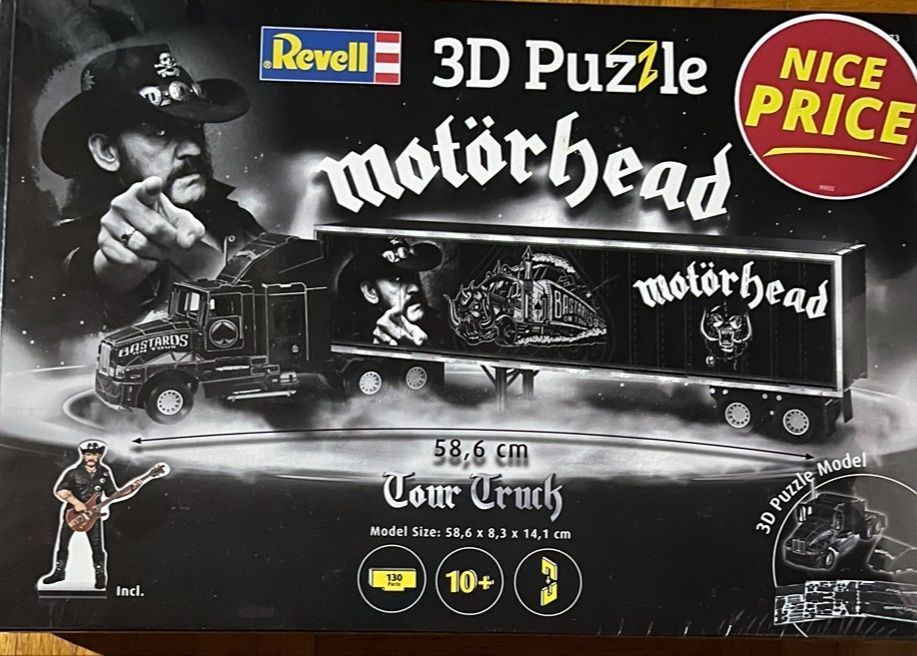Puzzle 3D Motorhead Tour. Пазли нові, запаковані Made in Germany