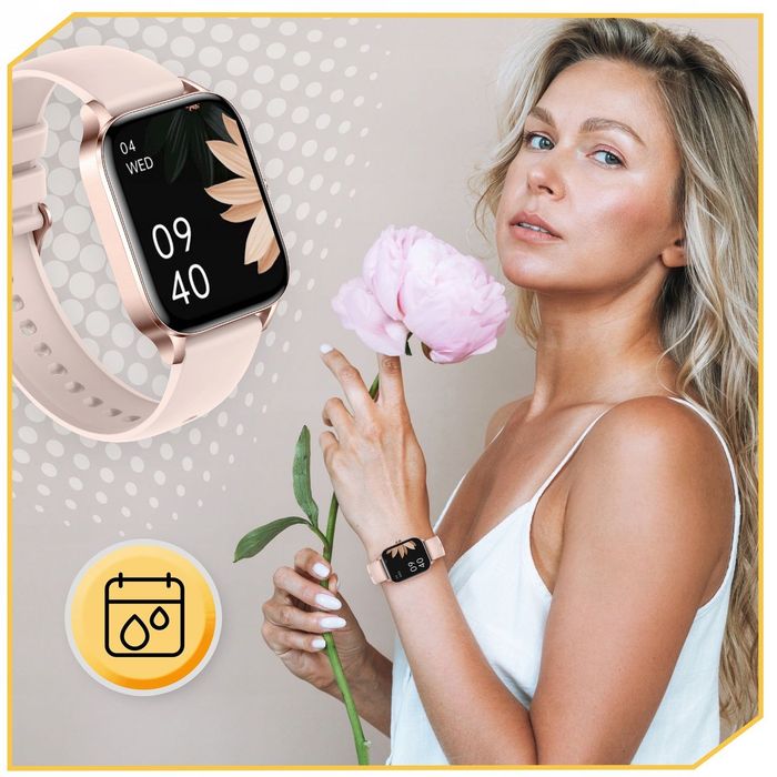 Smartwatch Premium dla Kobiet Multi Aplikacje ZESTAW PREZENTOWY PRO