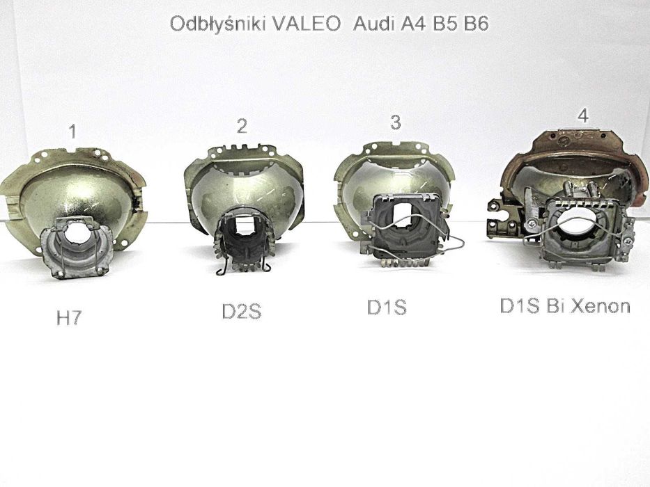 Audi A4  B5 B6 B7 B8 A5 odbłyśnik Soczewka H7 / Xenon Regeneracja Metalizacja