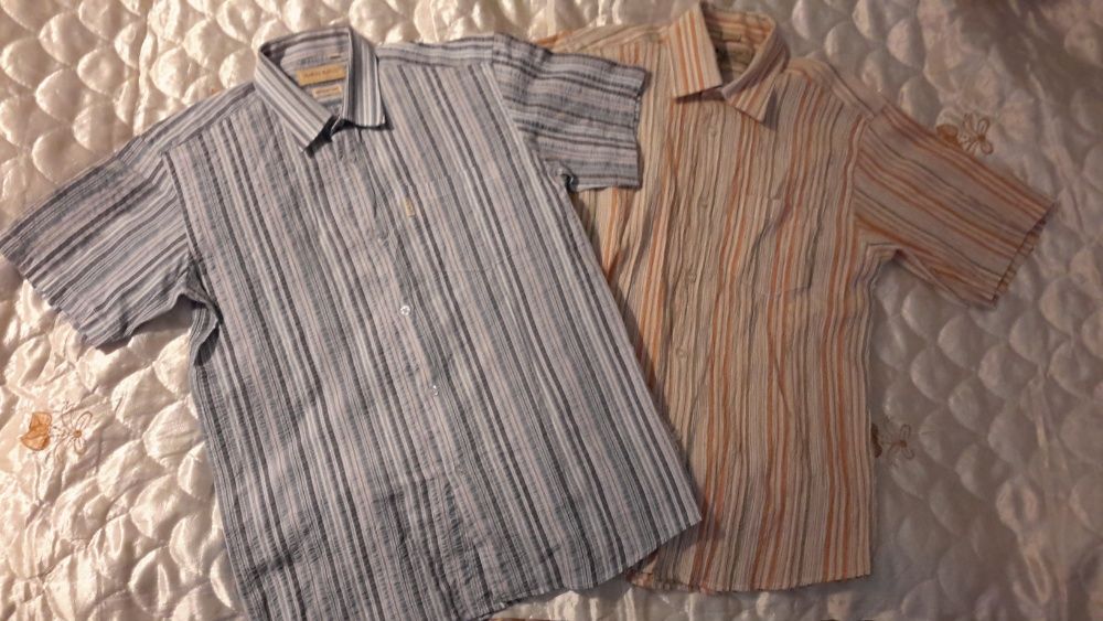 dwupak koszule z krótkim rękawem rozmiar 35/36