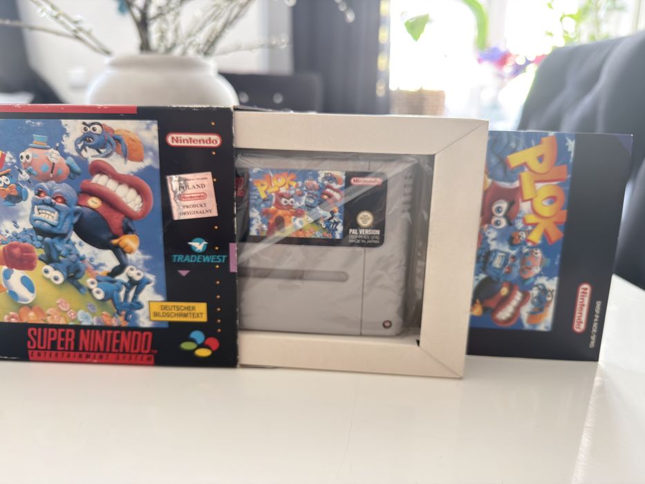 Gra Plok SNES Super Nintendo retro suoer stan  jak nowa