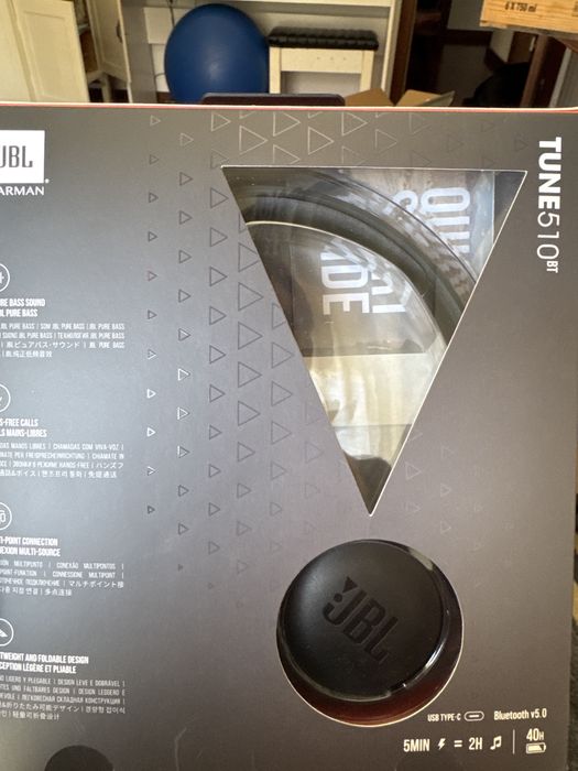 Headphones JBL 510 bt - novos