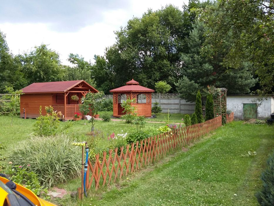 Drewniany domek, domek ogrodowy, mobilny, modułowy, altana działkowa