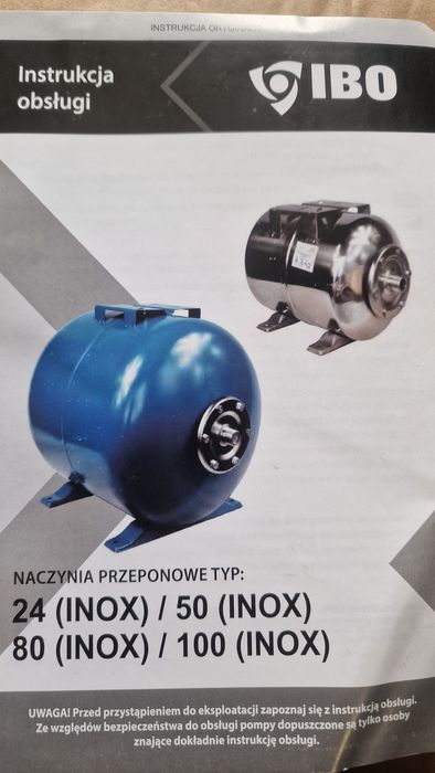 Zbiornik przeponowy 24 l IBO