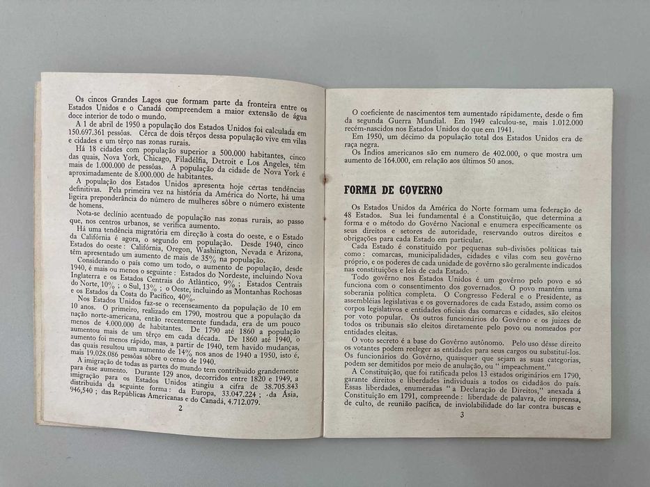 A Vida nos Estados Unidos 1951
