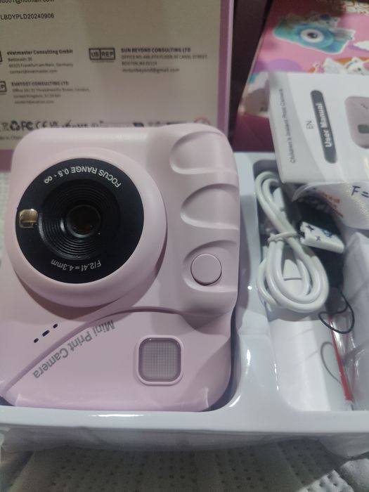 Дитячий фотоапарат з стрічкою печаті