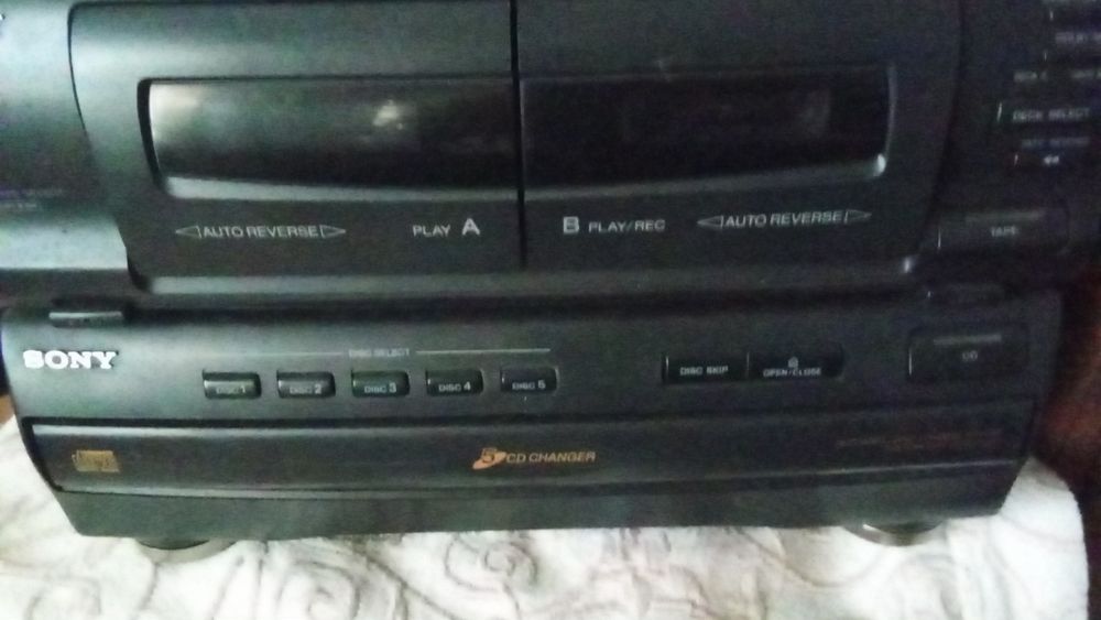 HIFI SONY Com 5 Cd. Bom 8 Fotos