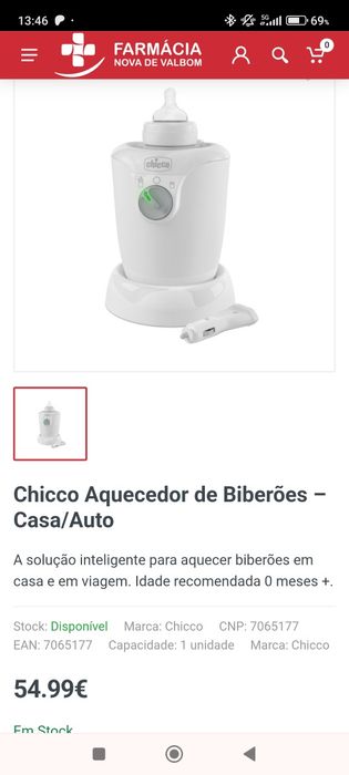 Aquecedor de biberões