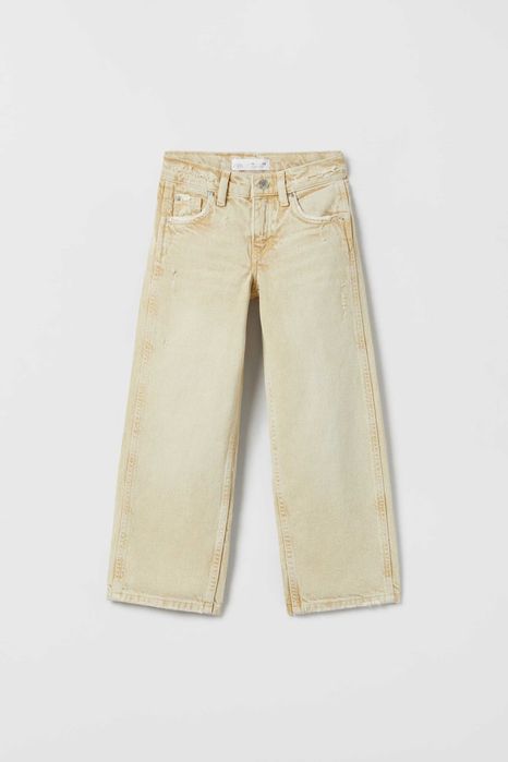 Szwedy bojówki dżinsy ZARA 140 dzwony szerokie