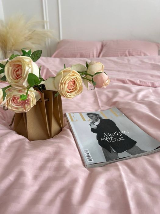 Комплект постільної білизни страйп-сатин