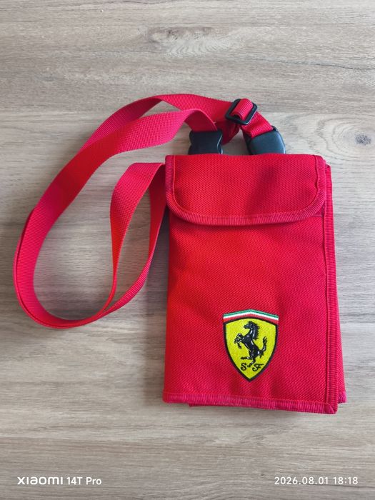 Saszetka nerka portfel na pas torebka Ferrari Scuderia