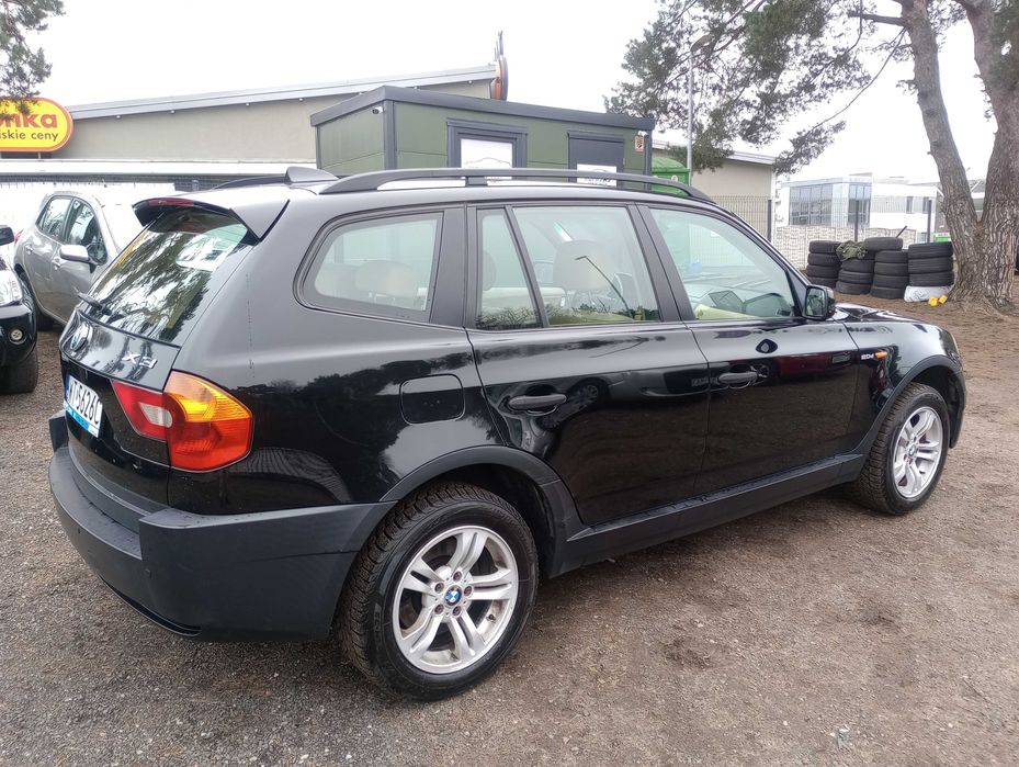 BMW X3 2.0D 150KM 2005r • SKÓRA • KLIMA • zimówki 4x4 • TORUŃ FV 23%