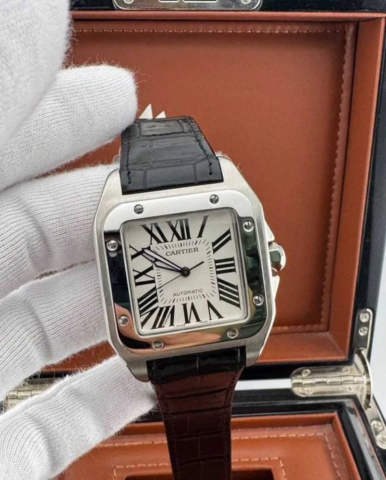 Часы наручные Cartier Santos Black Механика