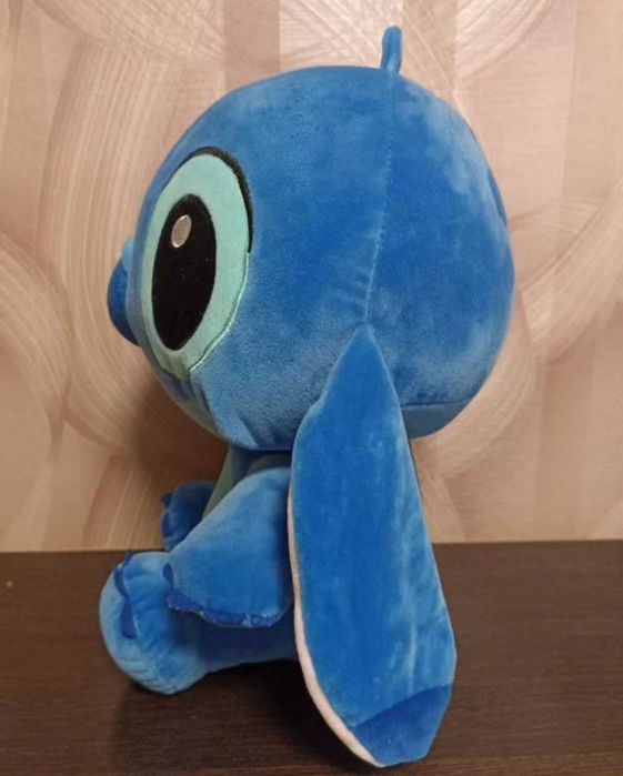 Мягкая іграшка стіч блакитний 35 см