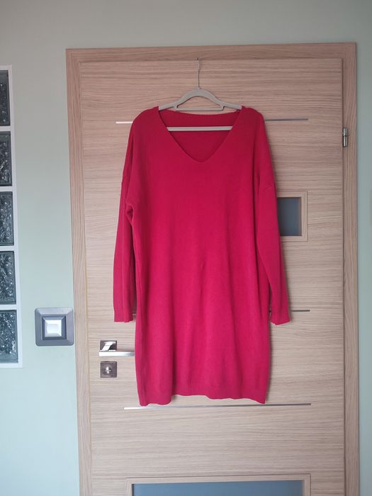 Sukienka -swetr owersaiz