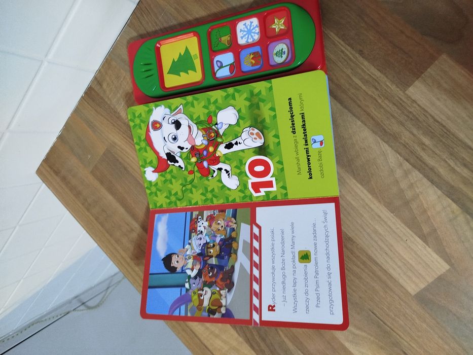 Psi patrol książeczka z dźwiękiem i maskotki