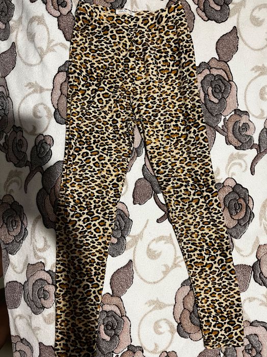 Лосины леопардовые женские
