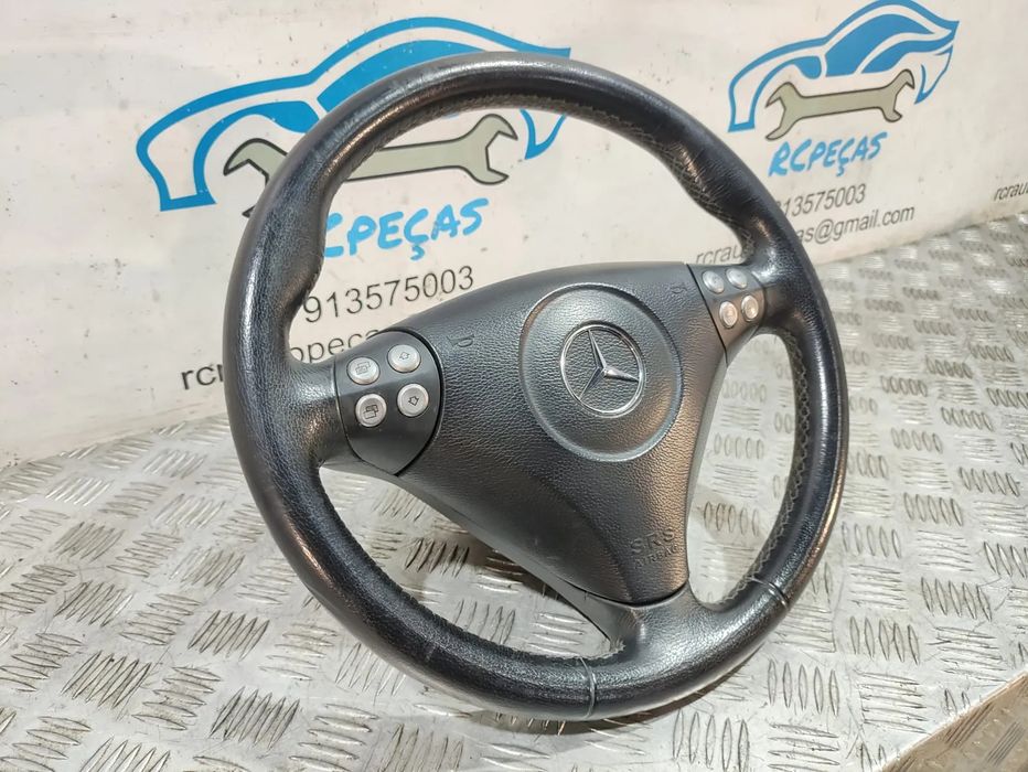 Volante Completo em Pele Multifunções Mercedes Benz SLK R171