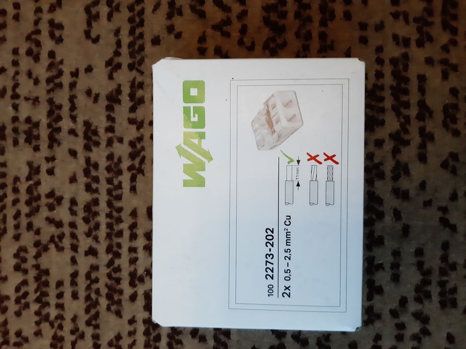 Złączki elektryczne WAGO-zestaw